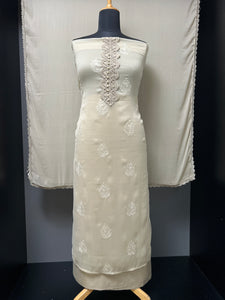Embroidery With Lace Detailed Chiffon Salwar Set | SW2072