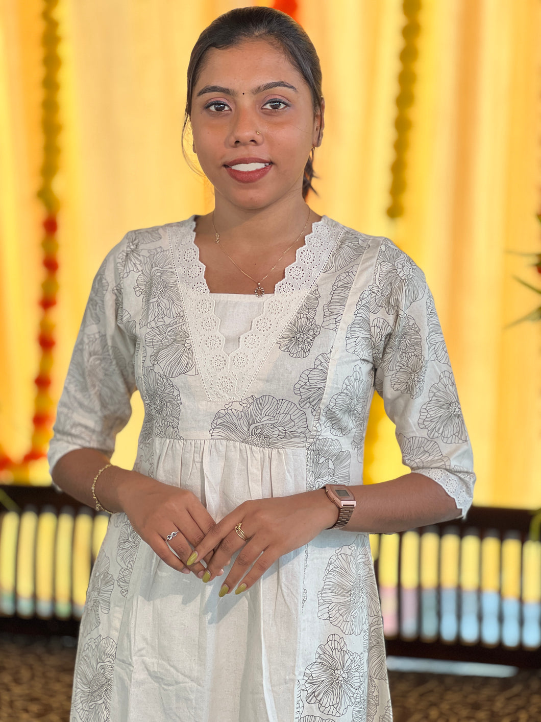 Digital Printed Cotton Kurta | TAL103