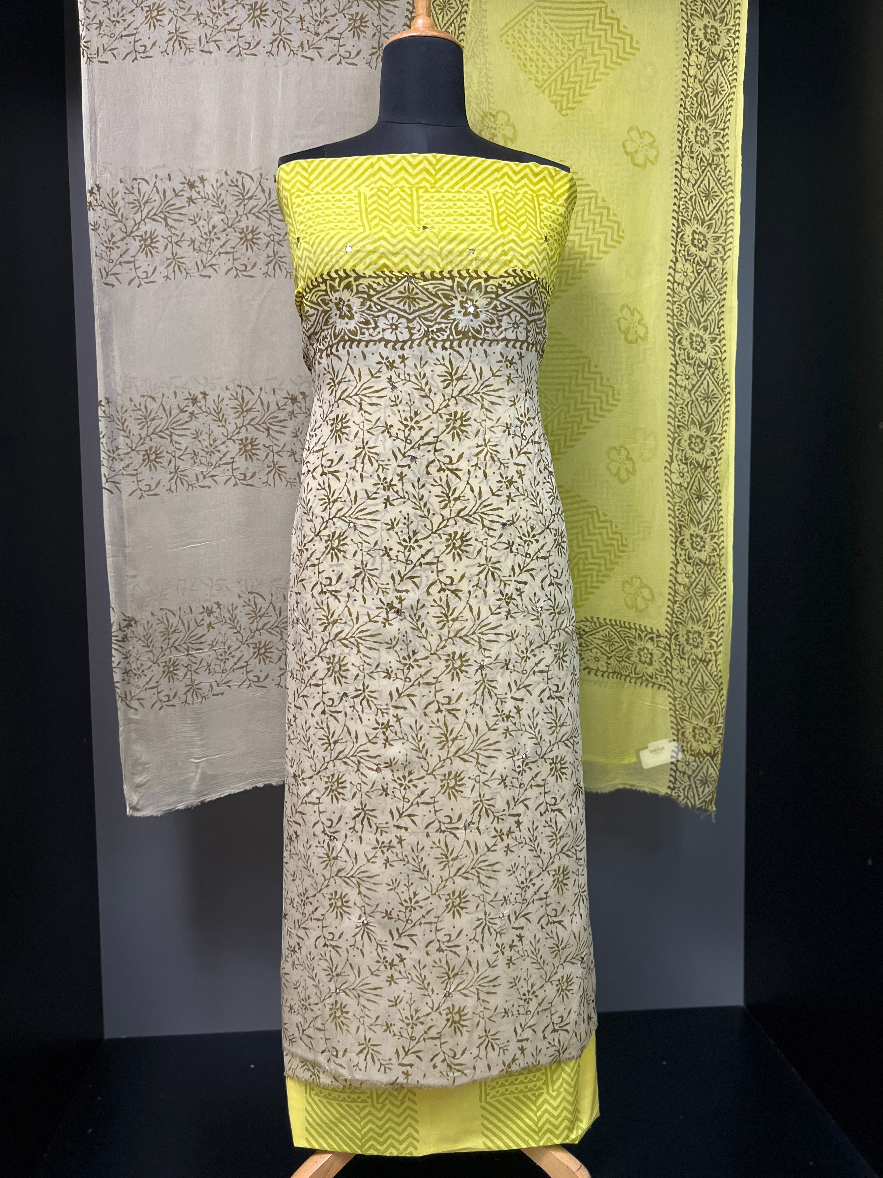 Screen Printed Georgette Salwar Set | SF1123