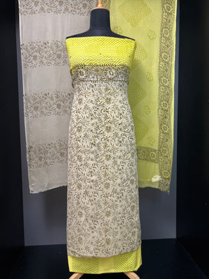 Screen Printed Georgette Salwar Set | SF1123