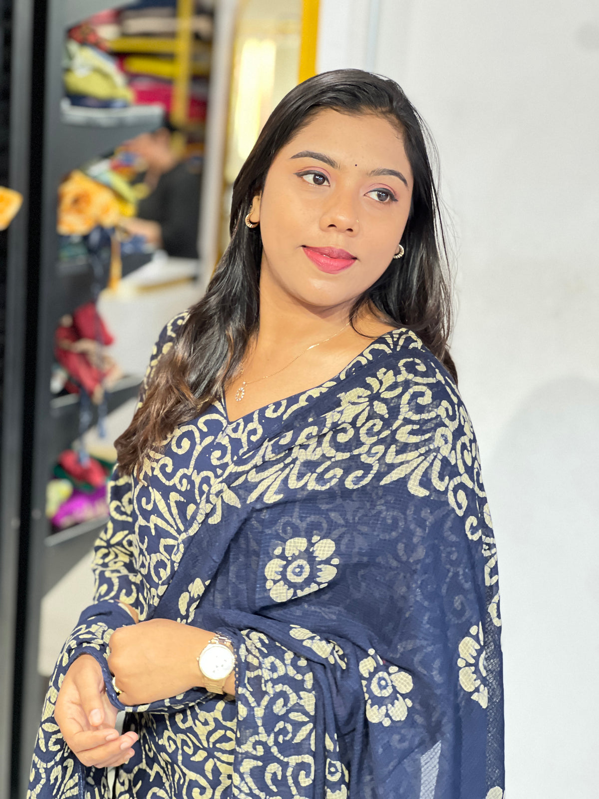 Batik Printed Cotton Kurta Set |  SLM248