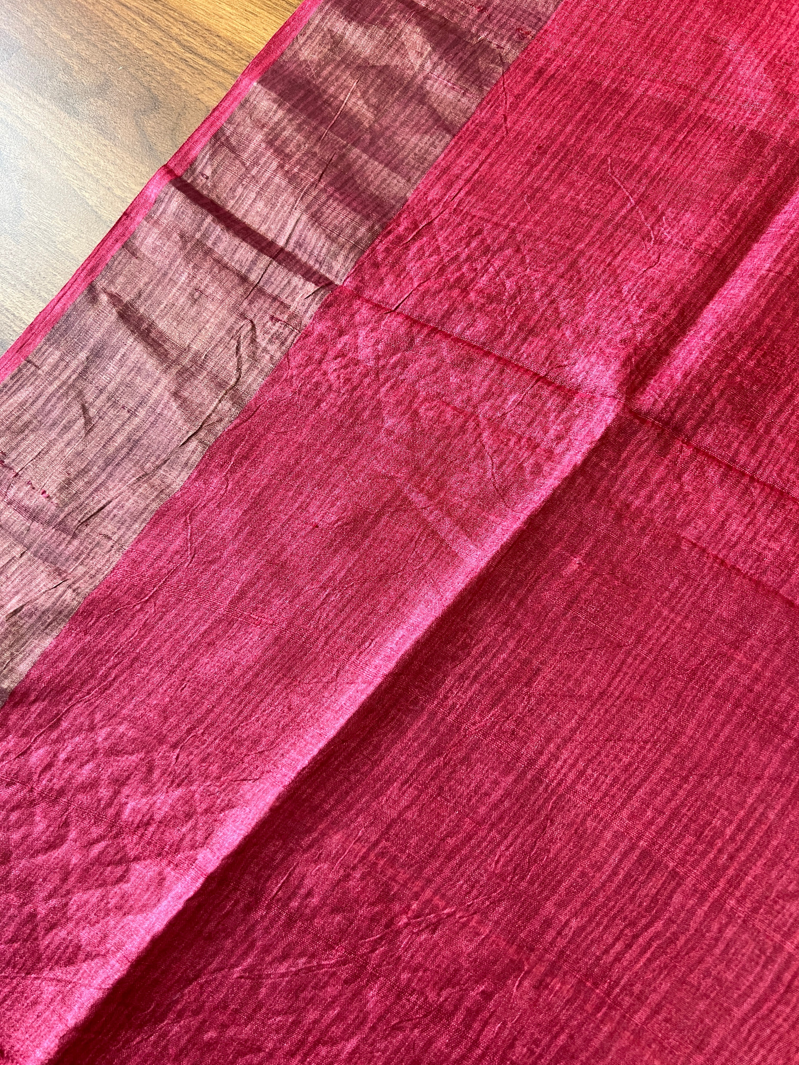 Printed Soft Tussar Saree | RGD211