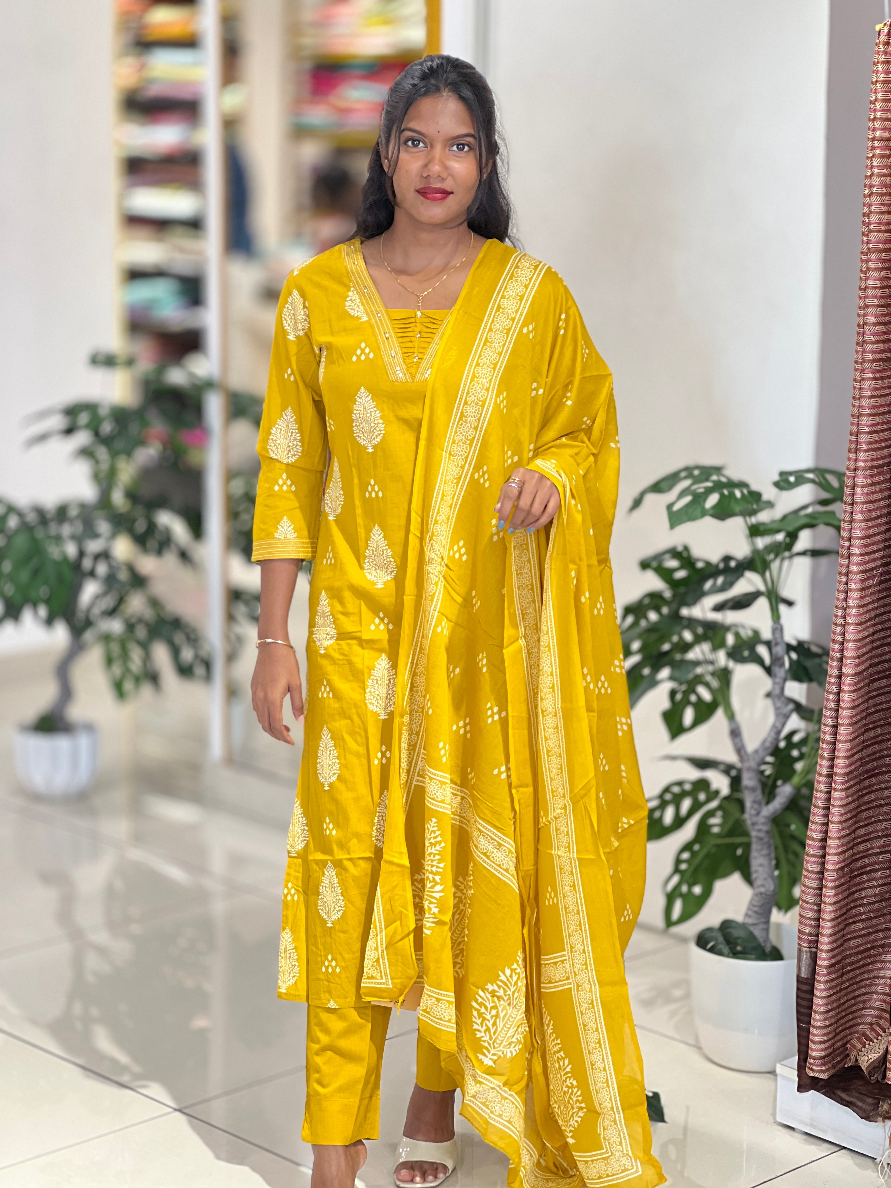 Printed Cotton Kurta Set | SRF187