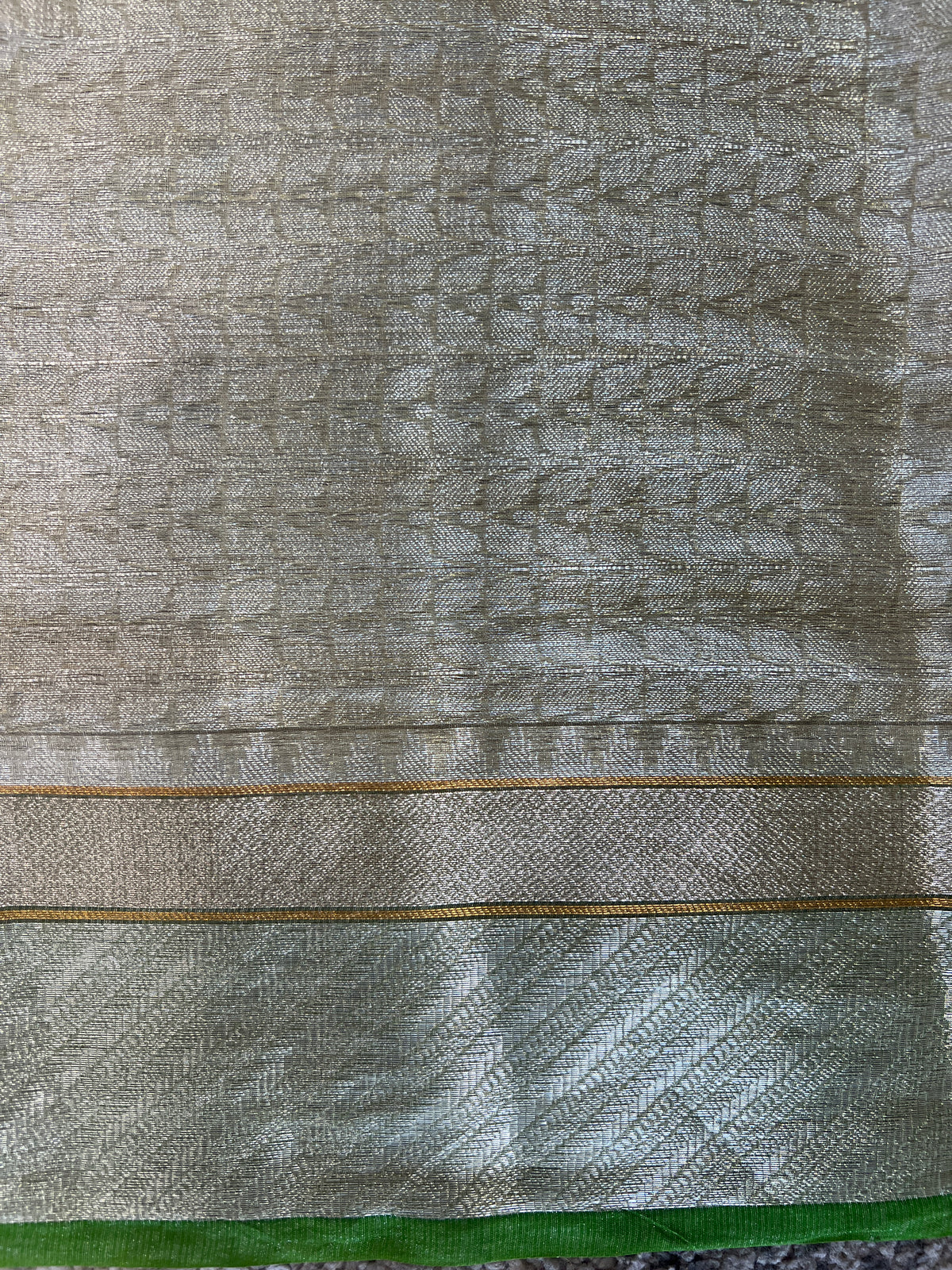 Zari Woven Floral Patterned Tissue Kota Saree | JCL646