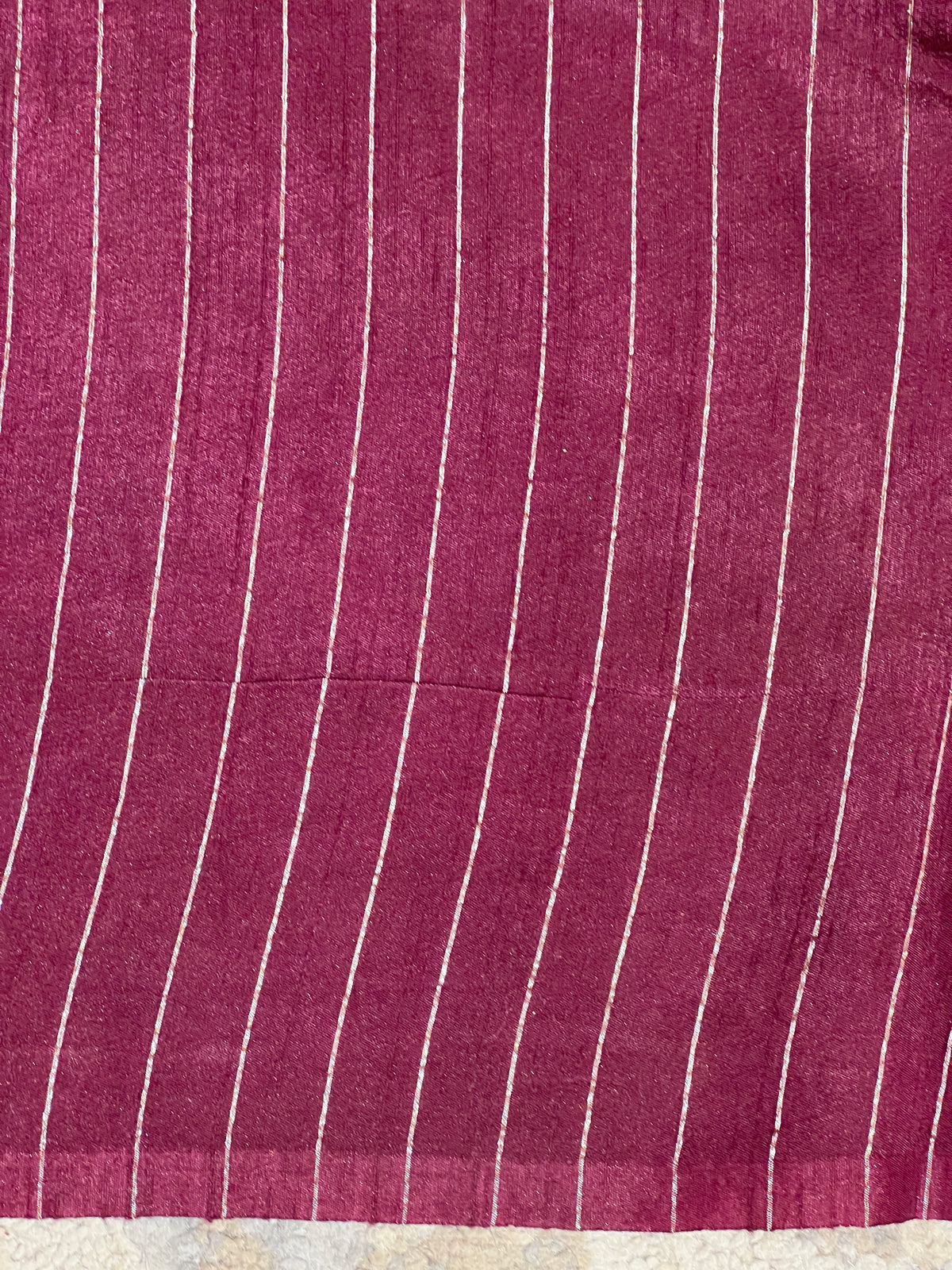 Floral Pattern Semi Raw Silk Saree | YNG1721