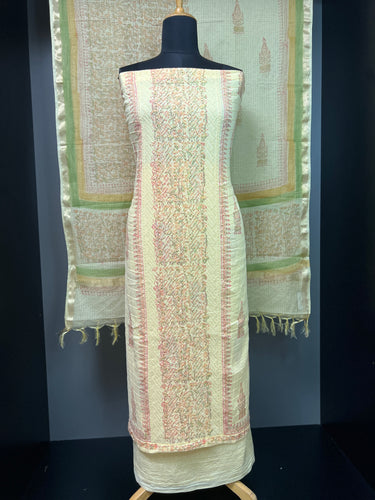 Schiffli With Print detailed Cotton Salwar Set | DE166