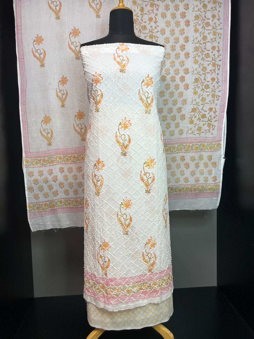 Block Printed Cotton Salwar Set |  SW2100