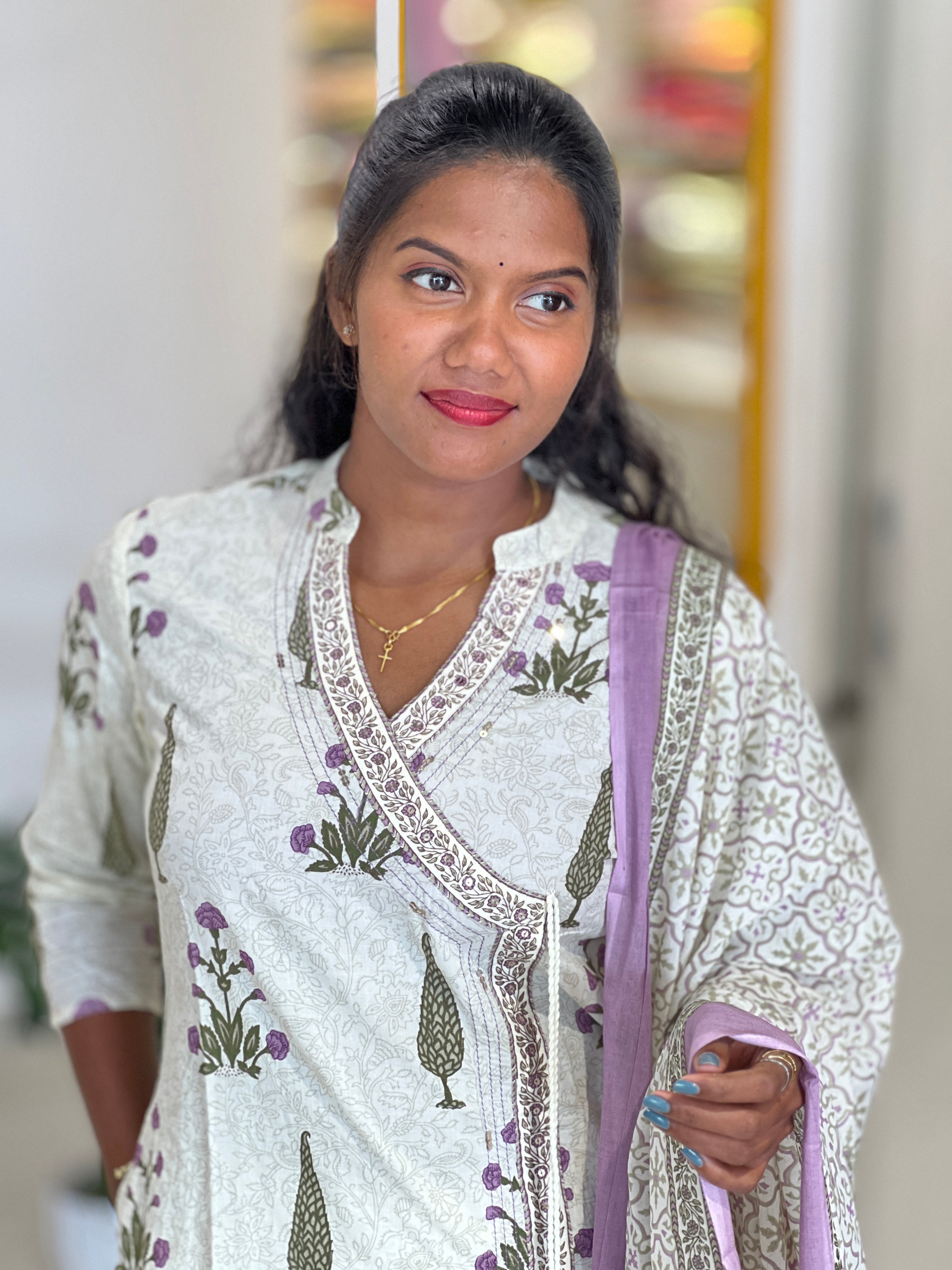 Printed Cotton Kurta Set | SRF188