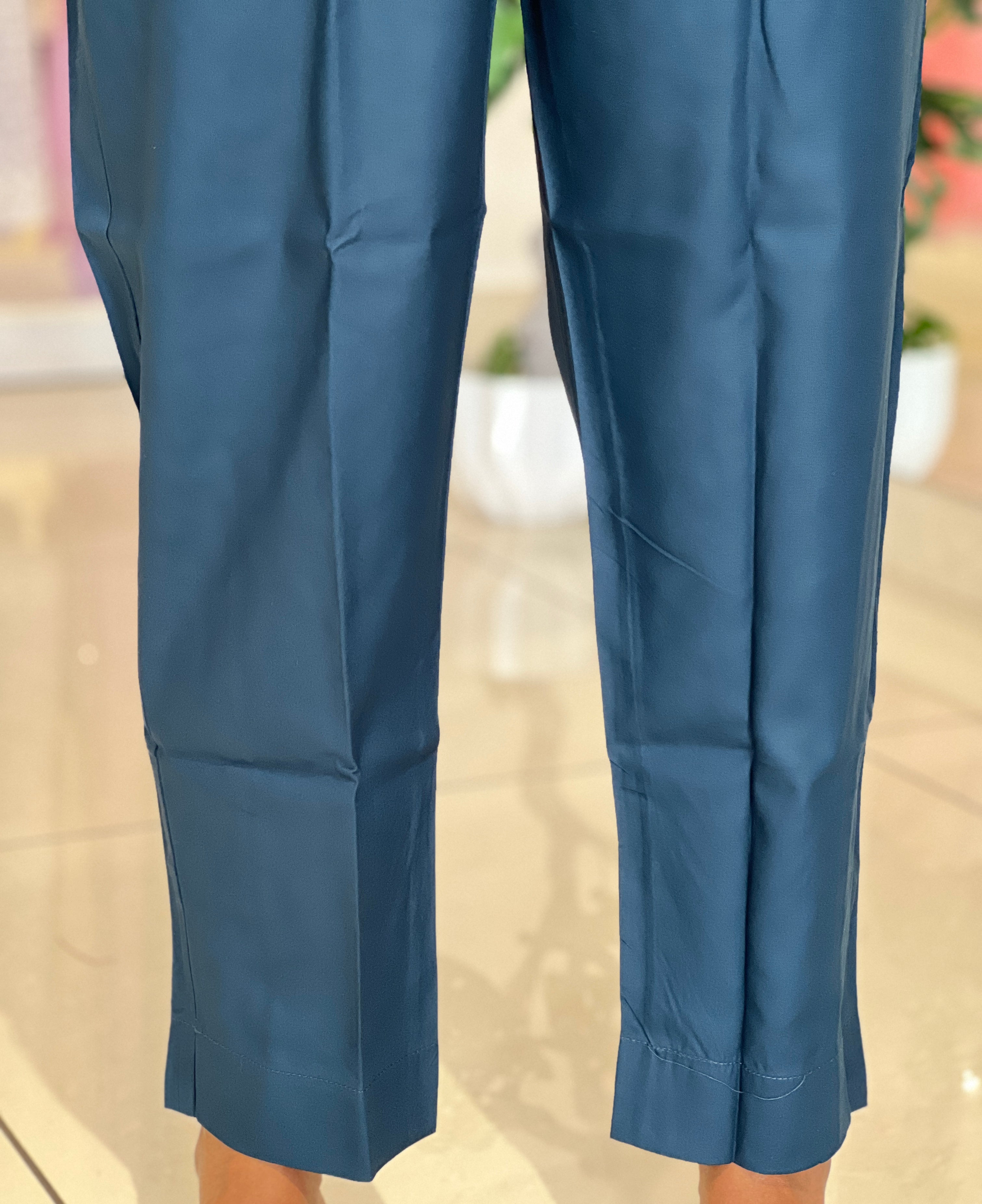 Solid Straight Fit Cotton Bottom | VSI177