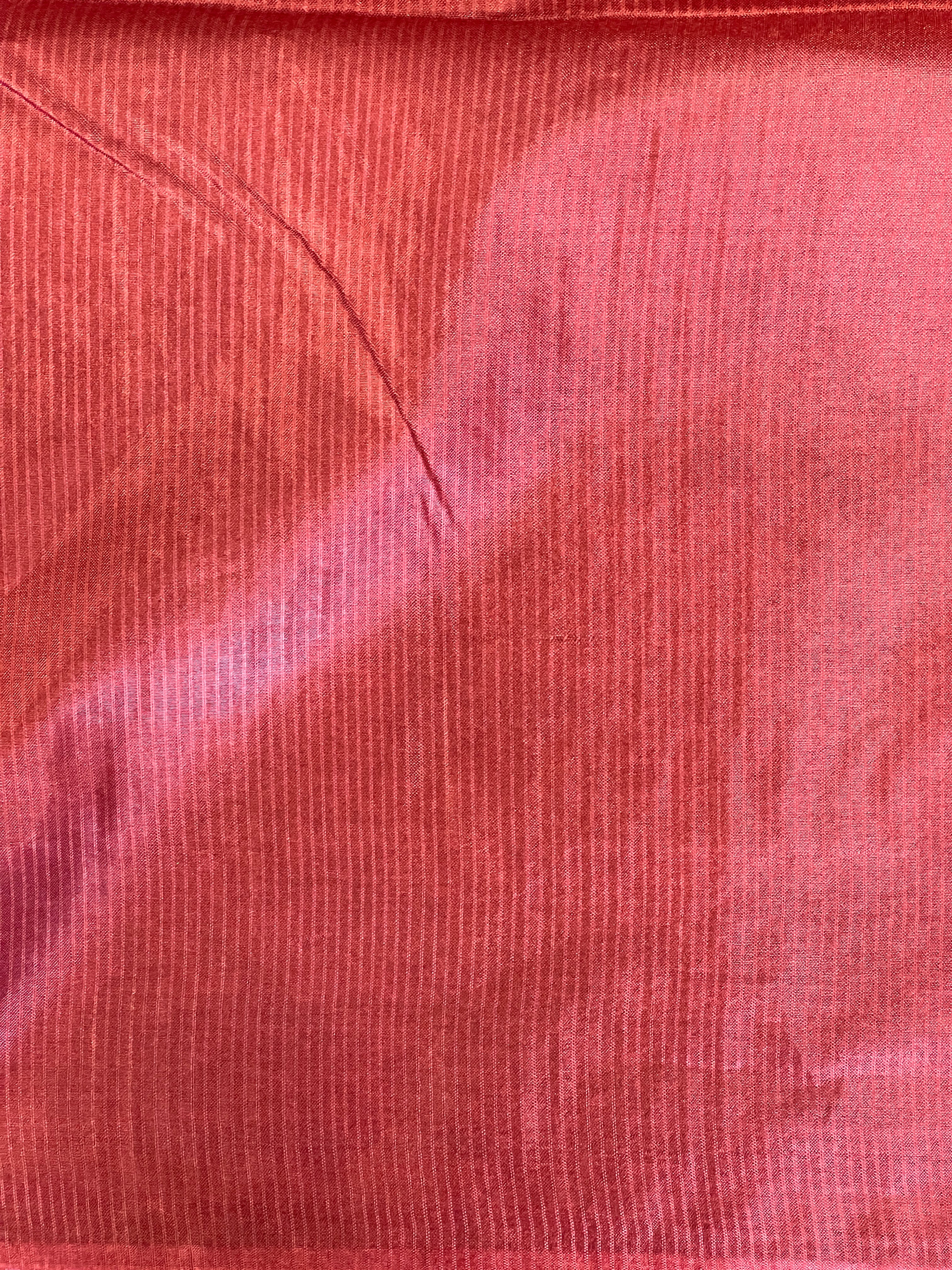 Geometric Weaving Patterned Tussar Finish Saree | PNS104