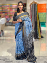 Hand Block Printed Chanderi  Saree | VFC268