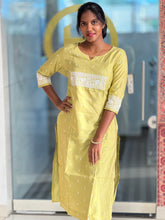 Machine Embroidery Muslin Finished Kurta | TAL121