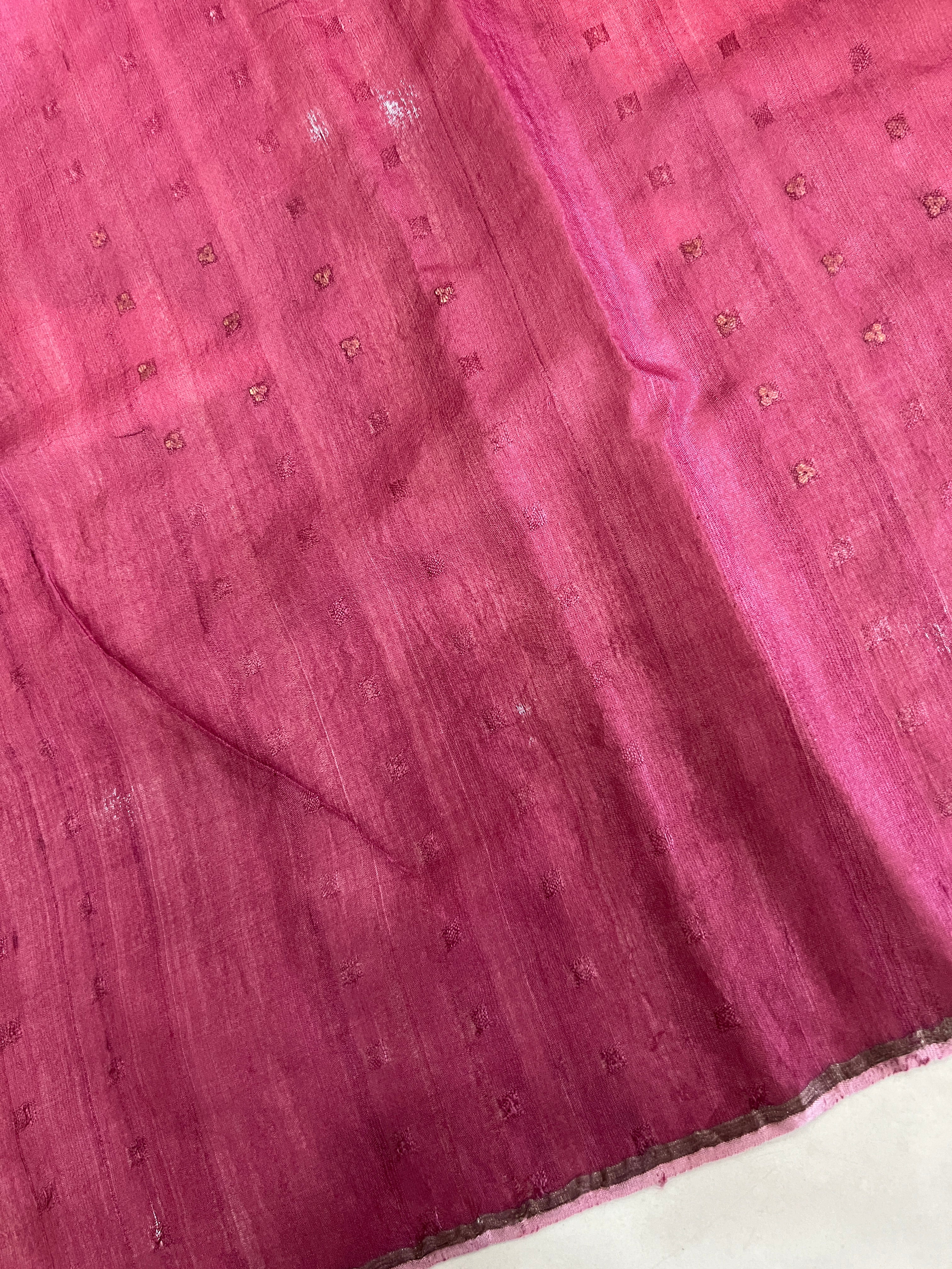 Aari Embroidery With Sequence Weaving Matka Tussar Saree | RGD209