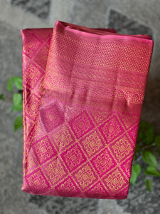 Golden Zari Woven Kanchipuram Saree | HH177