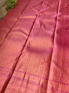 Golden Zari Woven Kanchipuram Saree | HH177