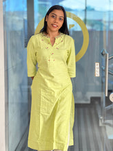 Machine Embroidery Cotton Kurta | TAL111