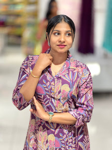 Digital Printed Muslin Finish Kurta | TAL119
