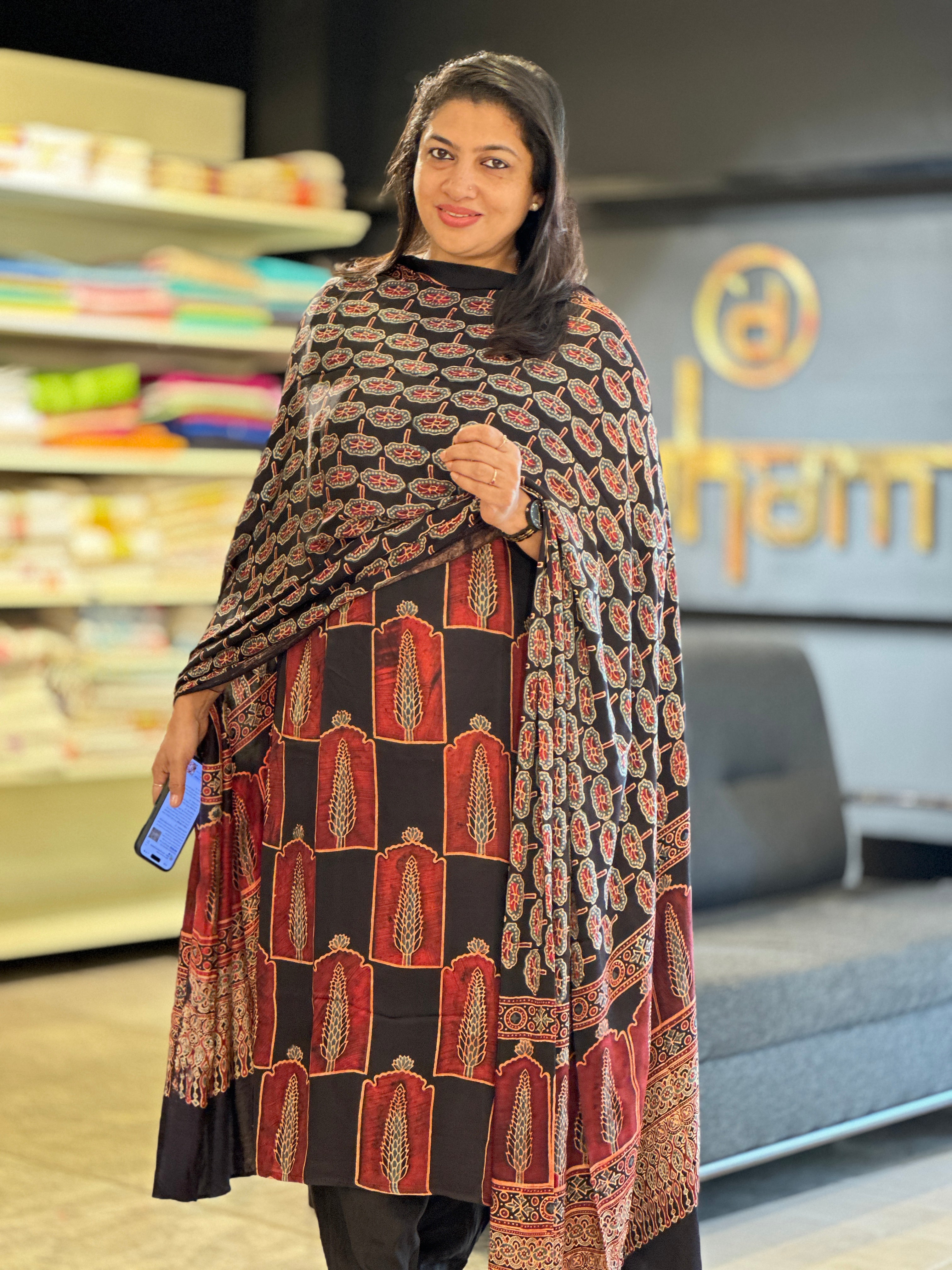 Hand Block Printed Modal Salwar Set | JT205