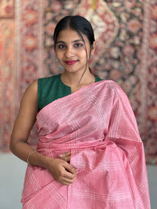 Kesiya Weaving Bhagalpuri Linen Saree | DLS235