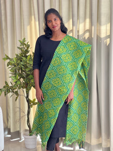 Printed Floral Patterned Dupatta | VET217