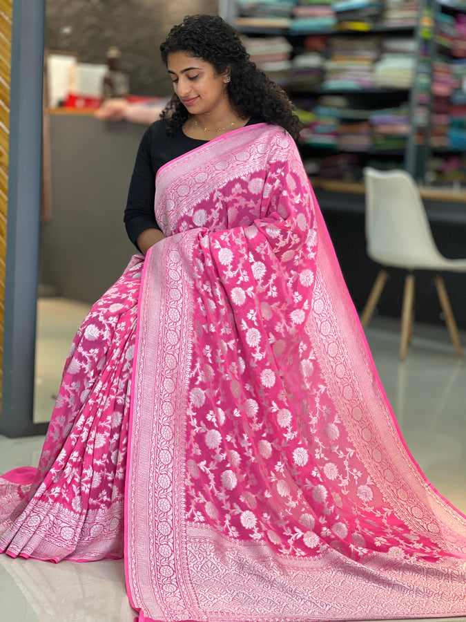 Banarasi georgette sarees | JCL590