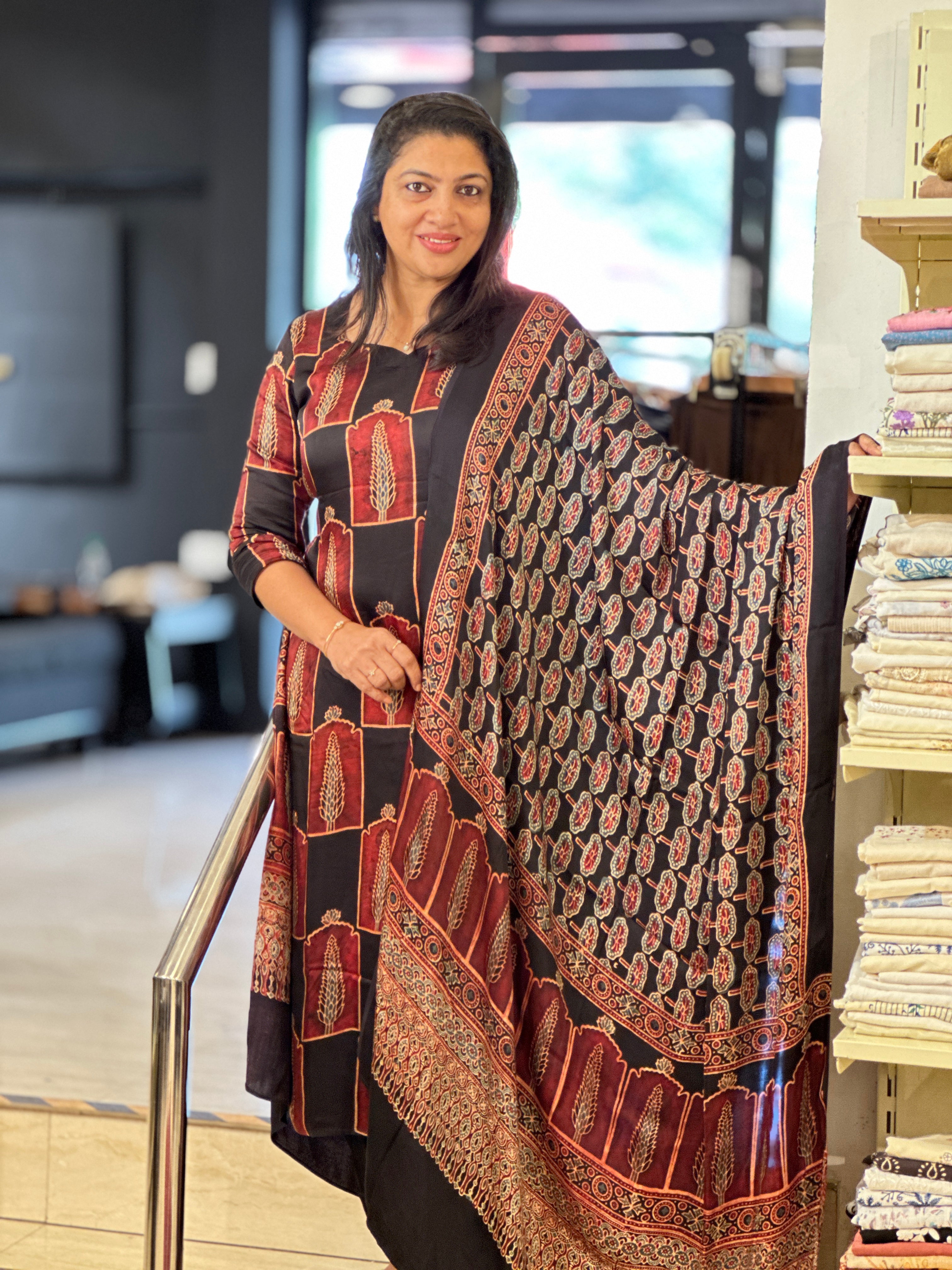 Hand Block Printed Modal Salwar Set | JT205