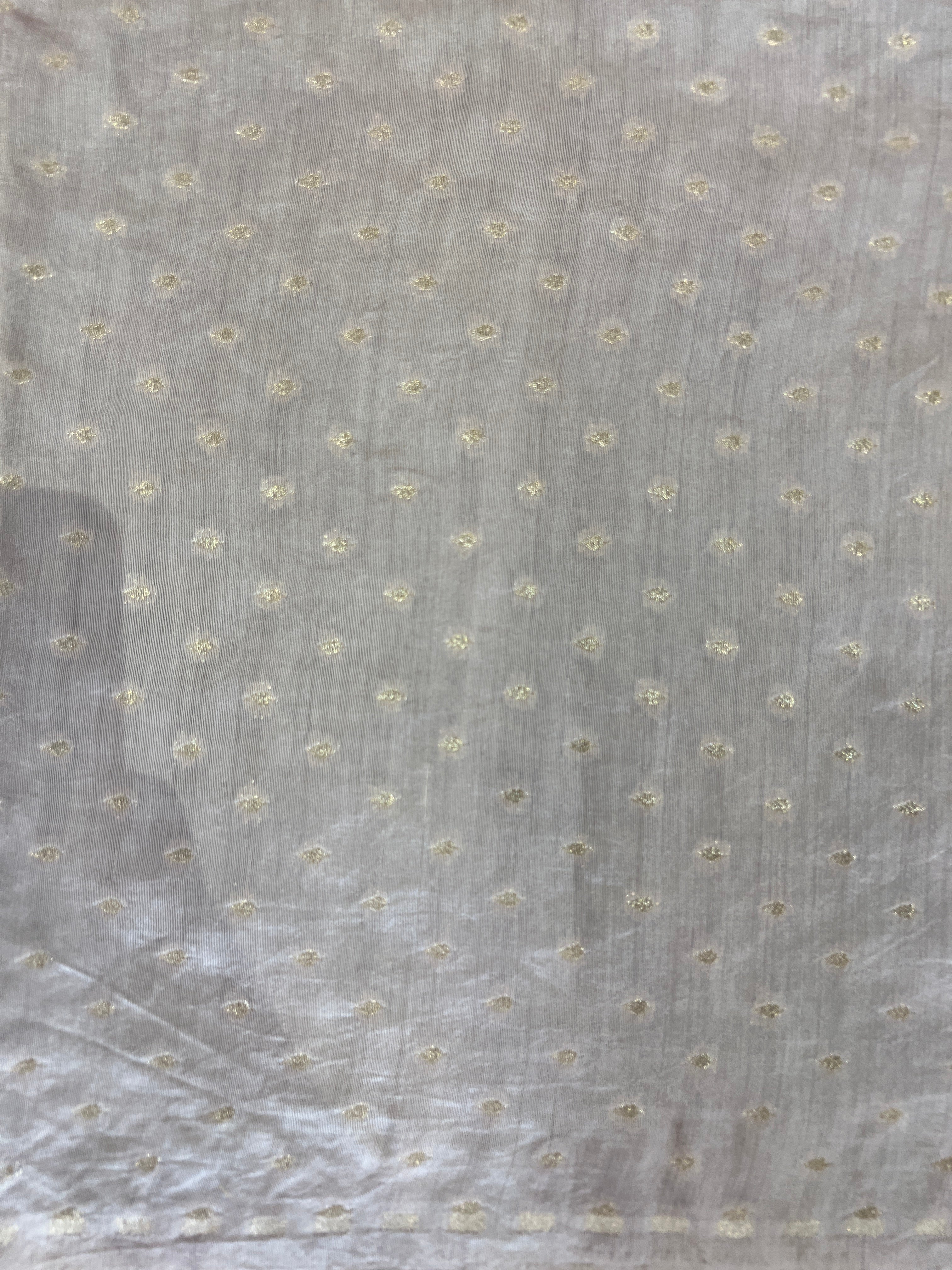 Floral Embroidered Silk Organza Saree | YNG538