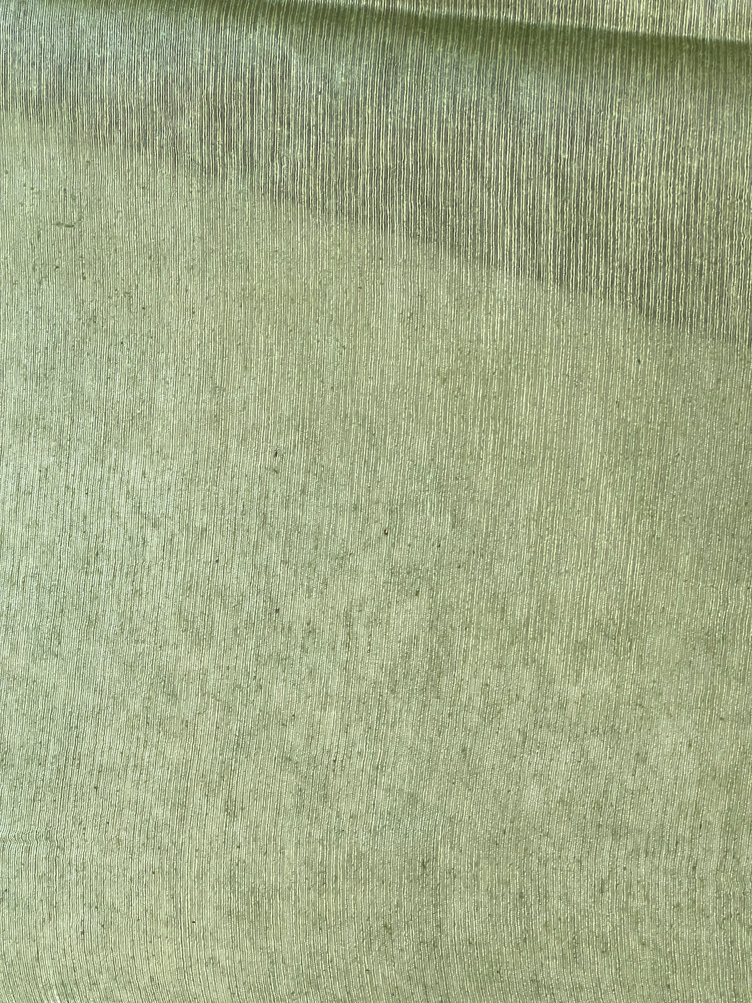 Thread Weaving Zig Zag Patterned Tussar Saree | PNS222