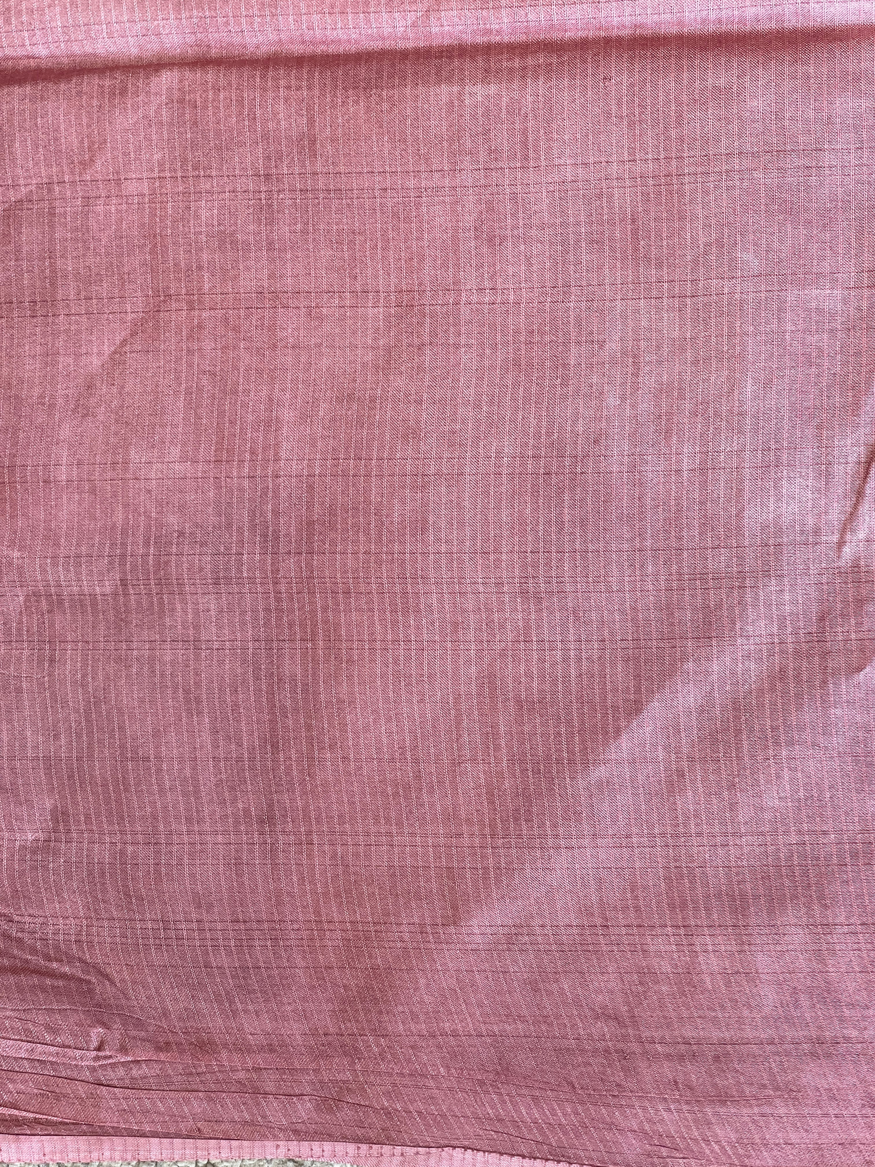 Thread Weaving Stripes Patterned Semi Tussar Saree | PNS130