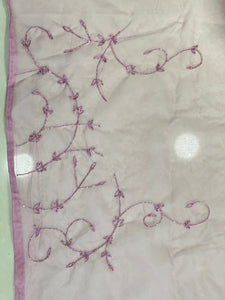 Sequence & Cut Beads Worked Organza Saree | SBP995