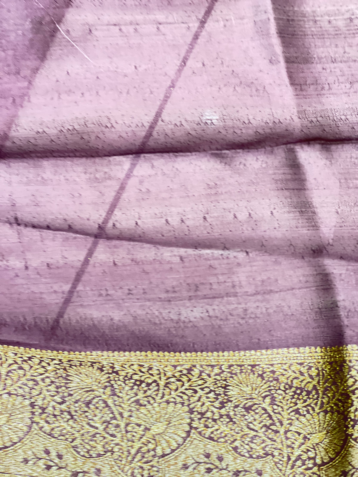 Floral Pattern Tussar Finish Saree  | YNG1757