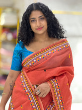 Hand Embroidery Chanderi Saree | RP522