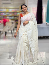 Floral Machine Embroidered Supernet Kota Saree | MR167