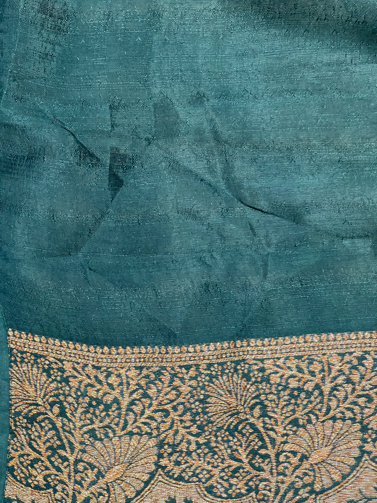 Floral Pattern Tussar Finish Saree  | YNG1761