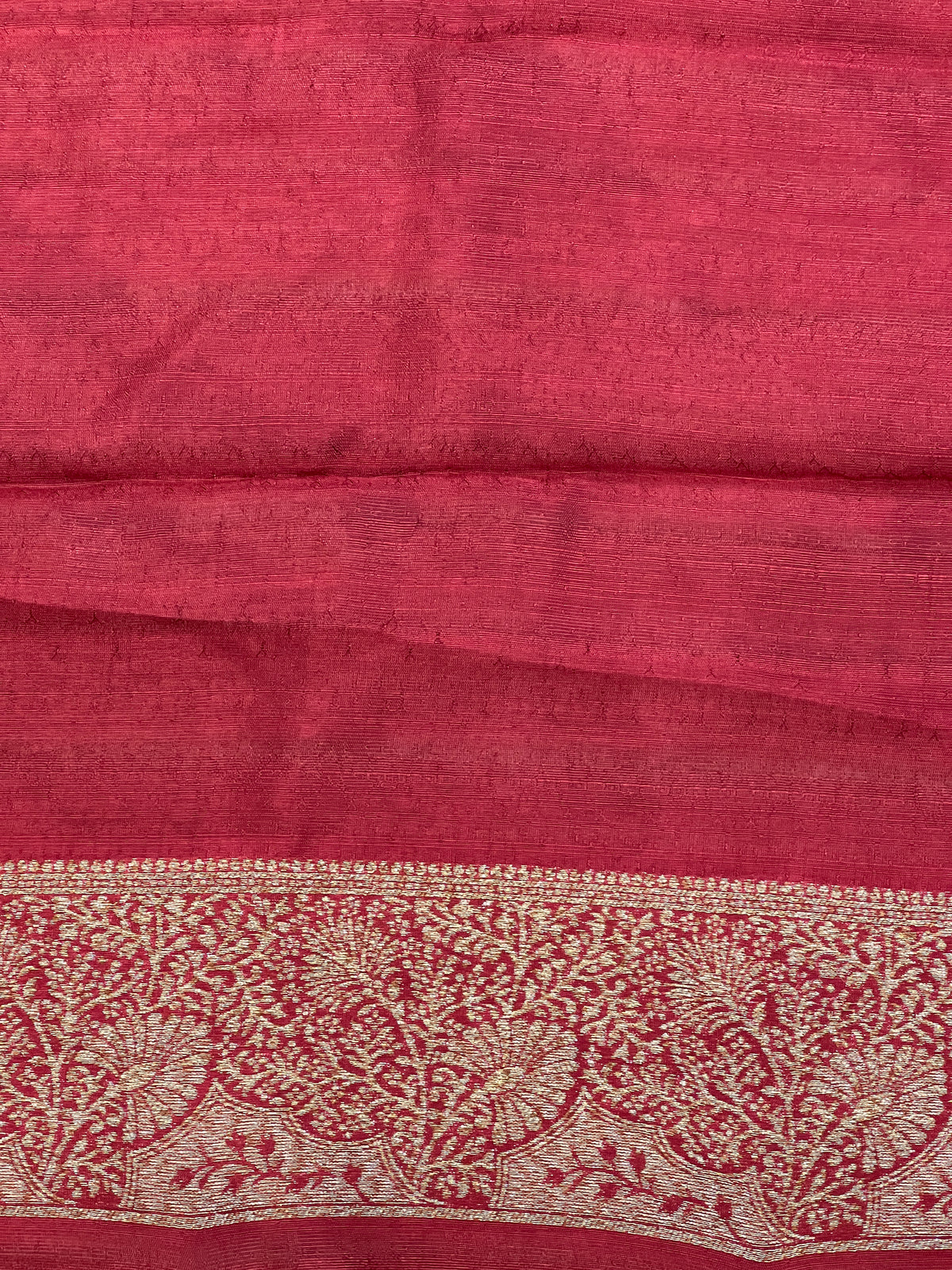 Floral Pattern Tussar Finish Saree  | YNG1762