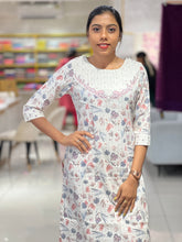 Digital Printed  Embroidery Cotton Kurta | TAL120