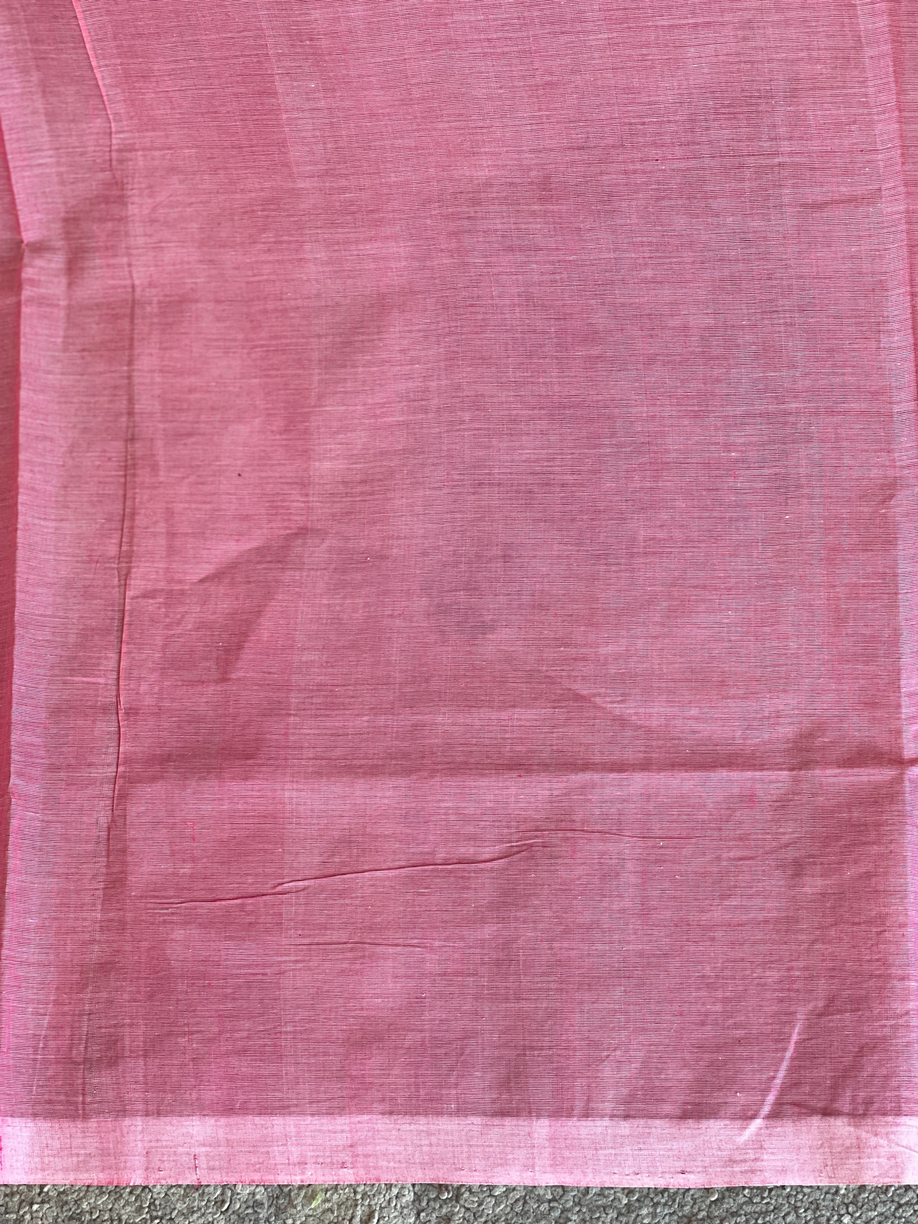 Zari Stripe Detailed Cotton Blend Saree | PH264