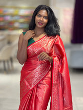 Traditional Banarasi Weaving Patterned Semi Silk Saree | NN370