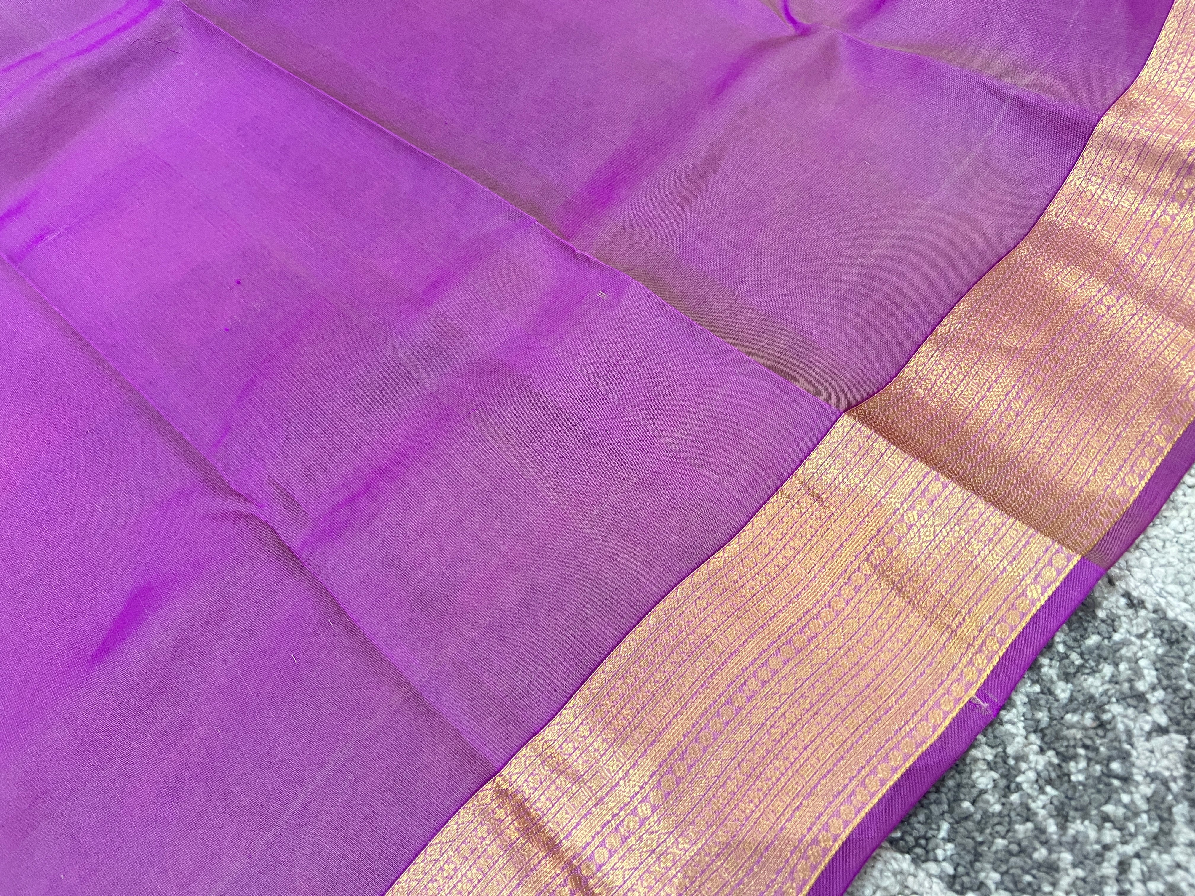 Golden Zari Weaving Pure Silk Saree | JR108