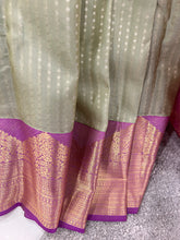 Golden Zari Weaving Pure Silk Saree | JR108