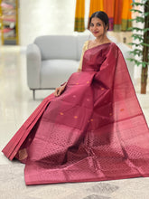 Buta Weaving Soft Silk Saree |  SMS249