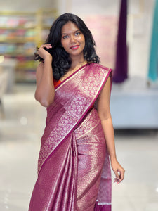 Traditional Banarasi Weaving Patterned Semi Silk Saree | NN368