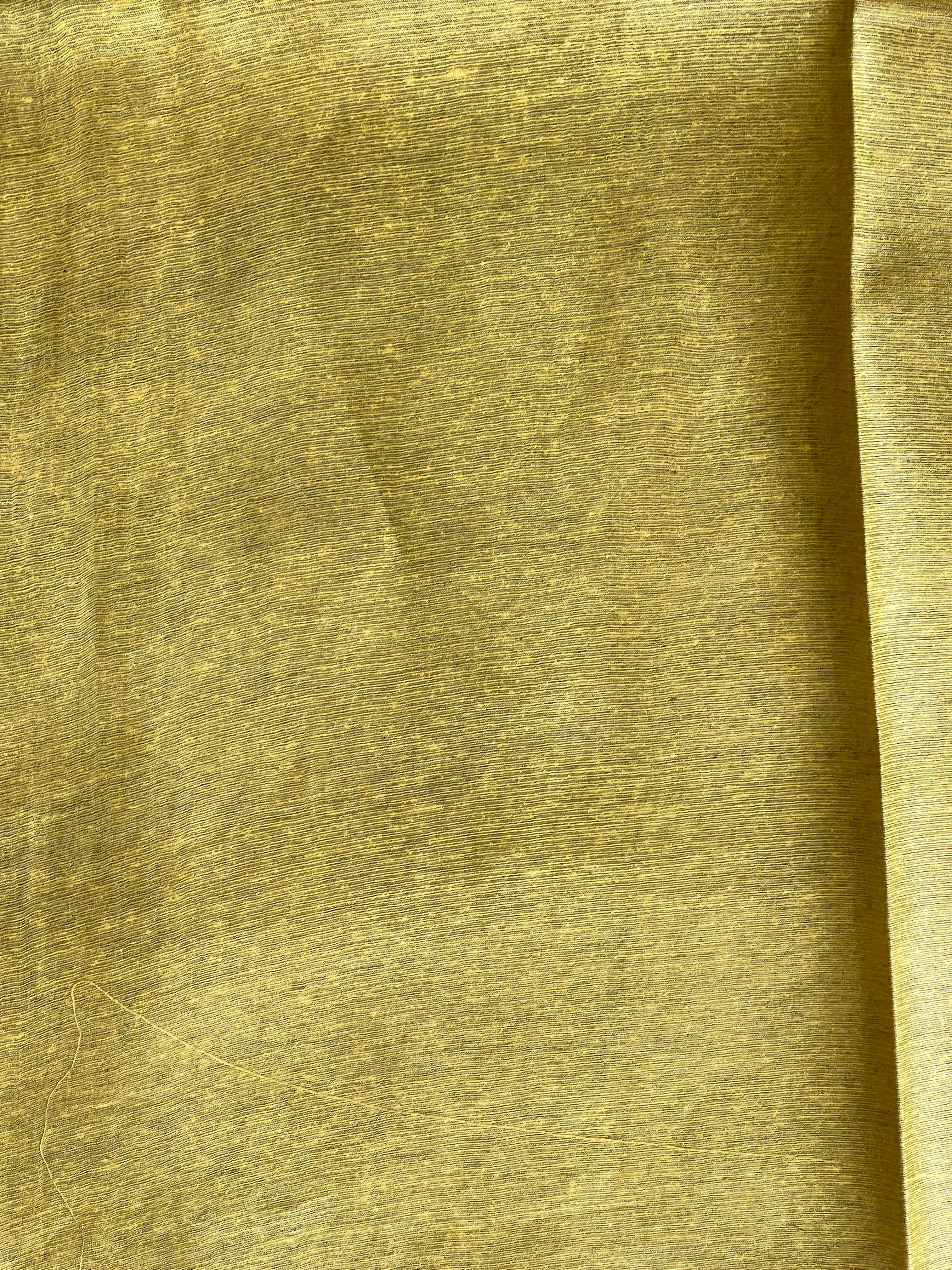 Thread Weaving Zigzag Patterned Noil Tussar Saree | PNS201