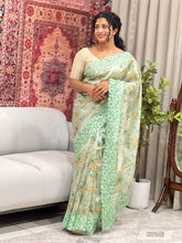 Digital Printed Semi Silk Saree | BLD424