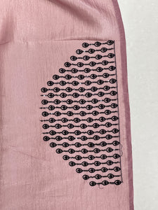 Machine Embroidery Border Detailed Viscose Organza Saree | BLD1069