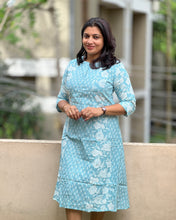 Floral Printed Cotton Kurta | SV263