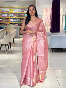 Traditional Banarasi Weaving Patterned Semi Silk Saree | NN371