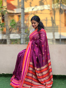 Jamdani-weave cotton sarees | AB228