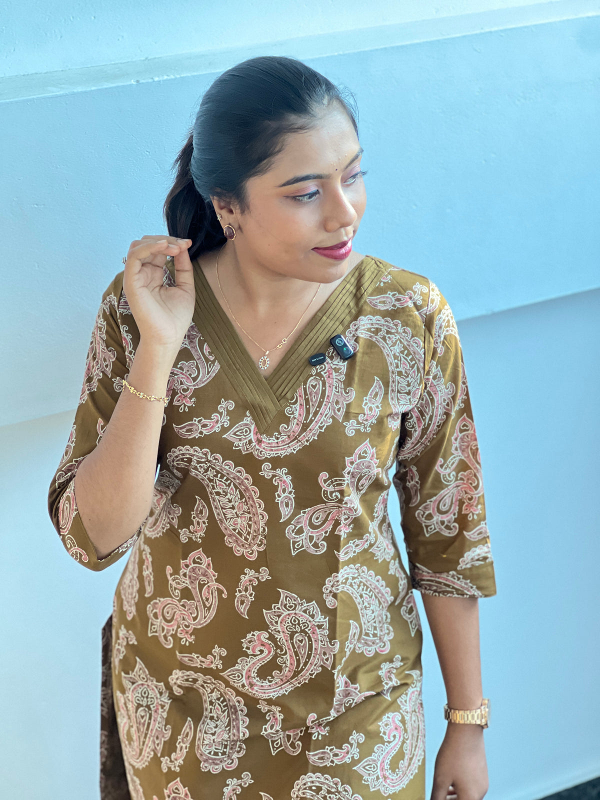 Block Printed Cotton Co - ord Set | MSN301
