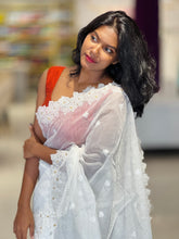 Floral Lucknowi Inspired Supernet Kota Saree | MR166